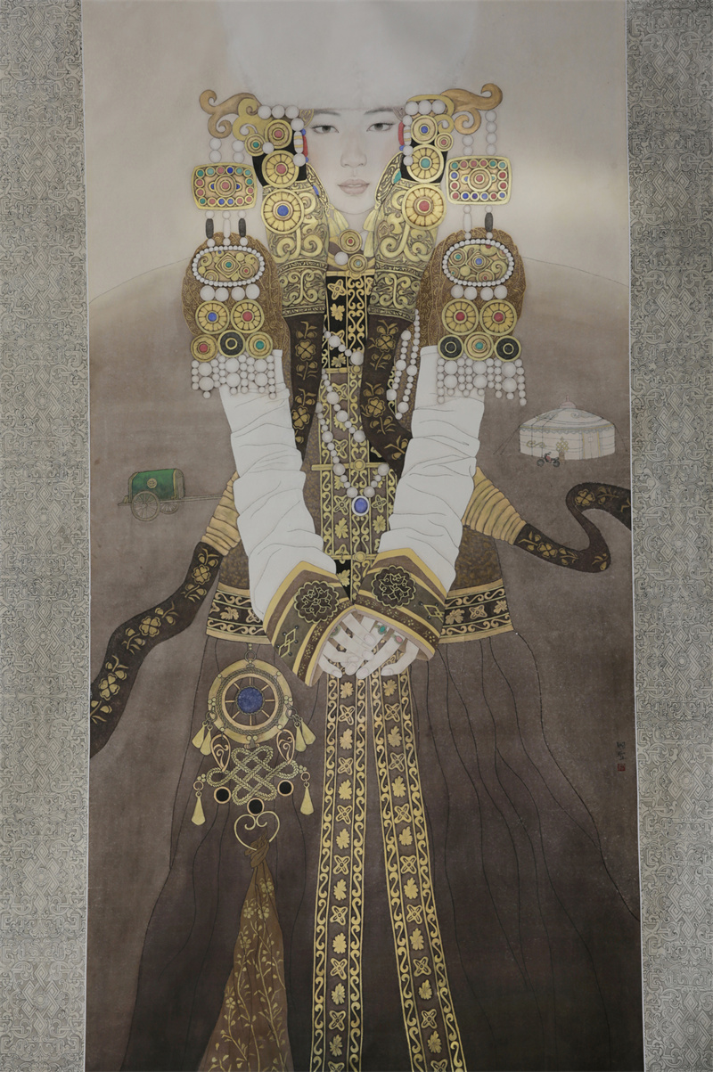 《吉祥蒙古》235×158.5cm