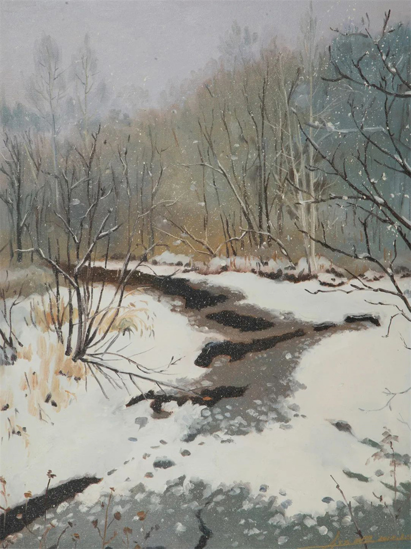 《杯中风雪系列》60×80cm 布面油画 2006年